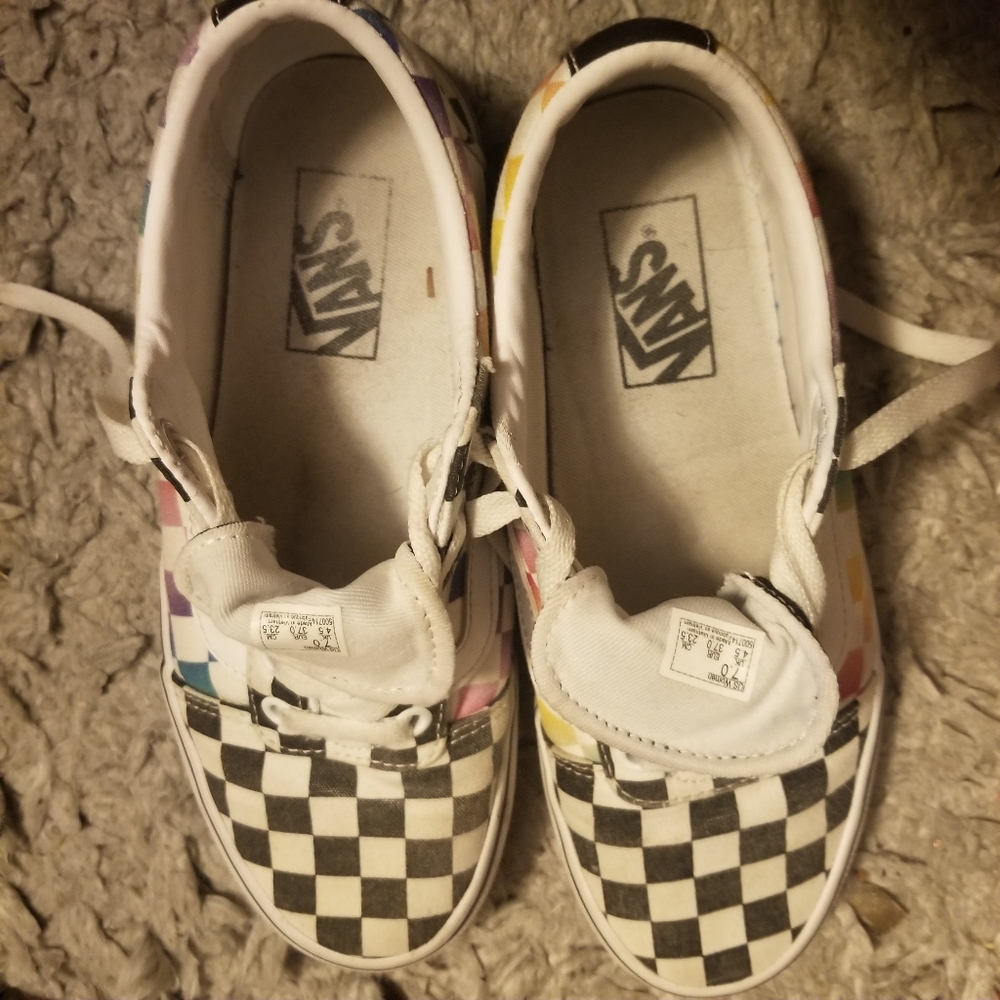 VANS WARD CHECKER SKATE SHOES - Picture 6 of 8